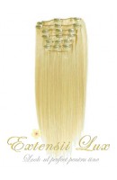 Extensii DeLuxe Clip-on Blond Platinat #613