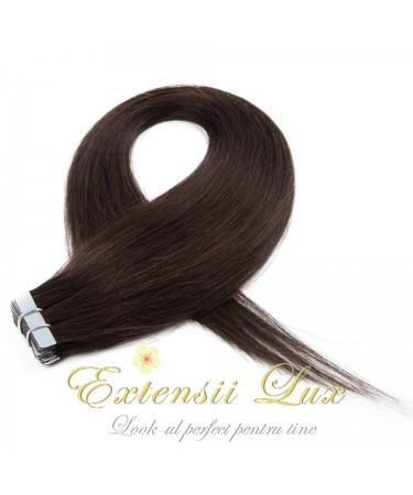 Extensii Tape-In Saten Deschis #8 Extensii Tape-In Saten Deschis #8