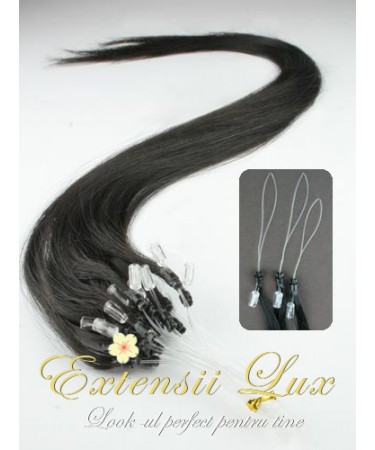 Extensii microring Negru Natural #1B