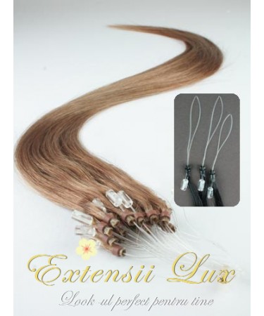 Extensii microring Saten Deschis #8 Extensii microring Saten Deschis #8